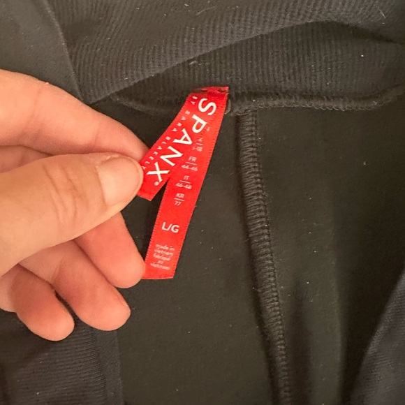 Spanx maternity leather legging - worn once, size Large - Picture 2 of 2